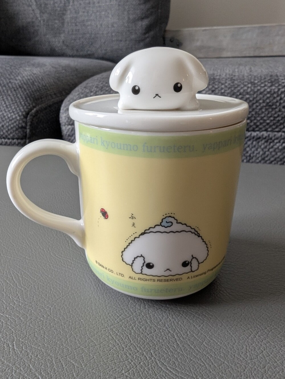Rare Official Sanrio Cinnamoroll Kawaii Dog Anime Butter yellow ceramic mug
